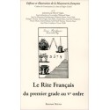 Le Rite Français du premier grade au V° ordre